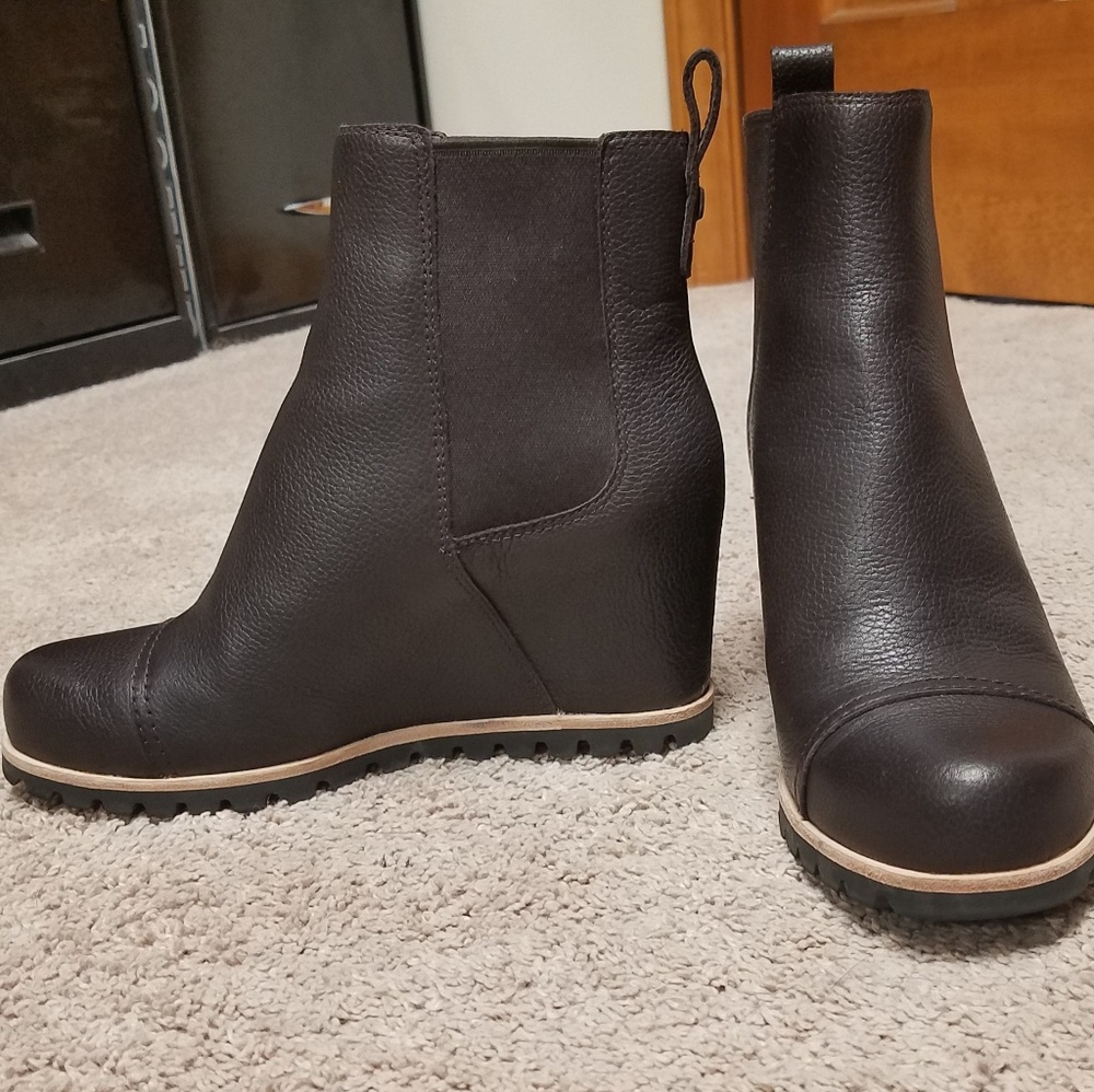 Ugg leather wedges